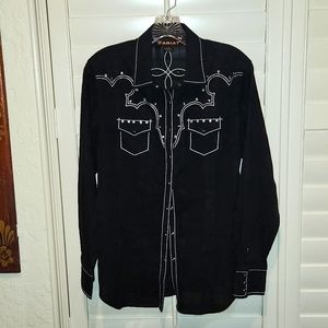 Ariat Ladies Western Cowgirl Blouse. Size Large